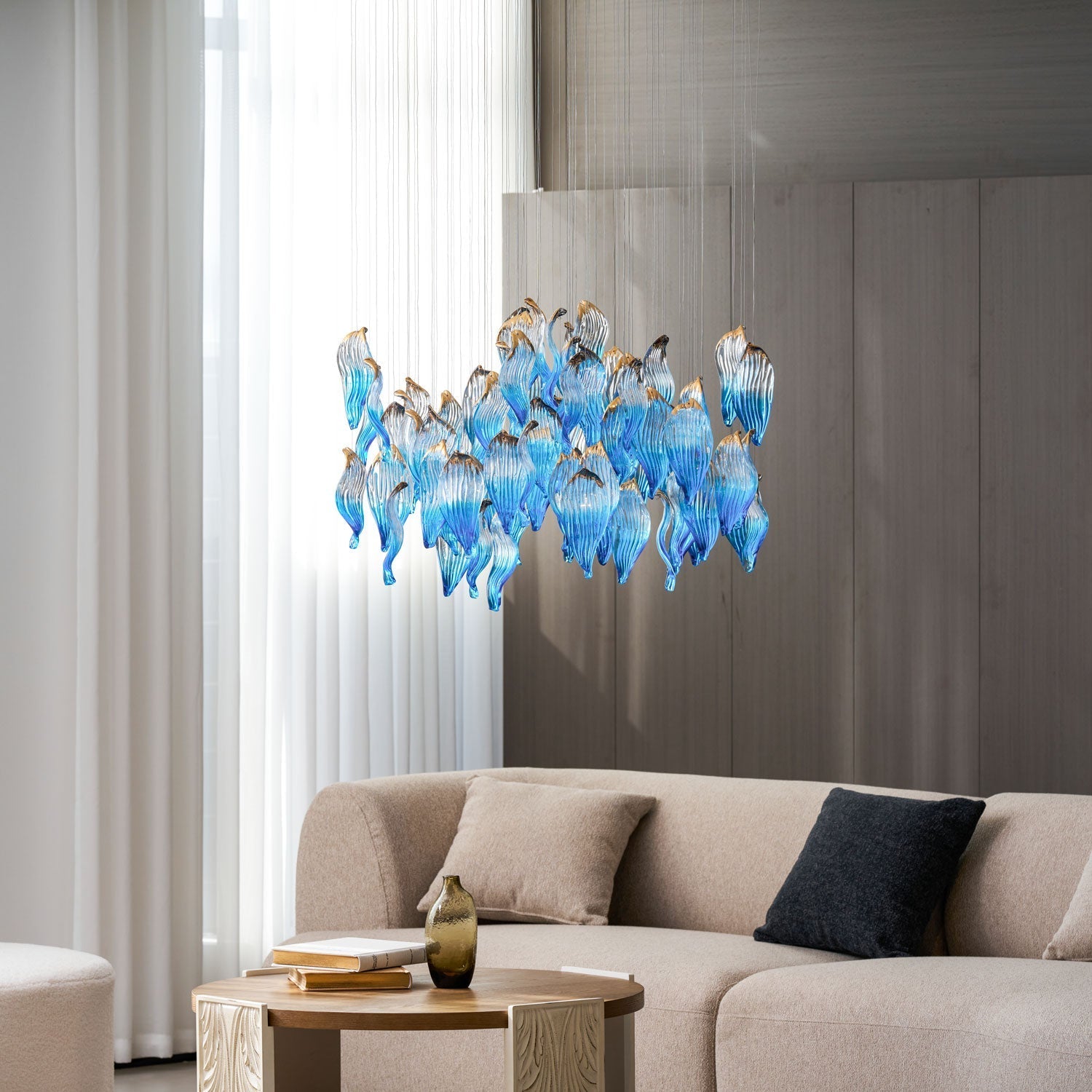Ocean Drift Blown Glass Customize Chandelier