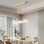 Octagonal Glass Bowl Ceiling fixture Chandelier