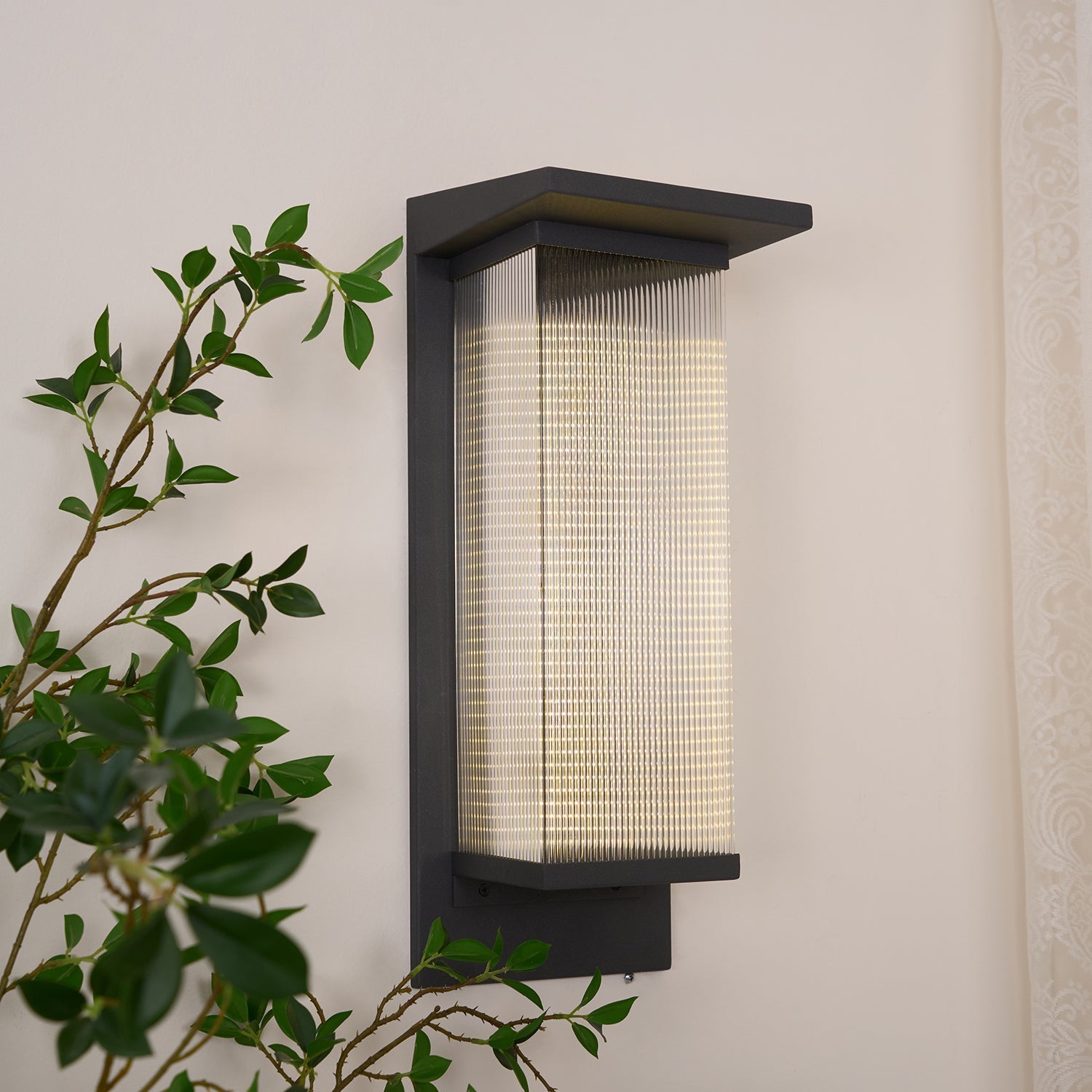 Oleron Box Outdoor Solar Lamp bracket Wall Lamp