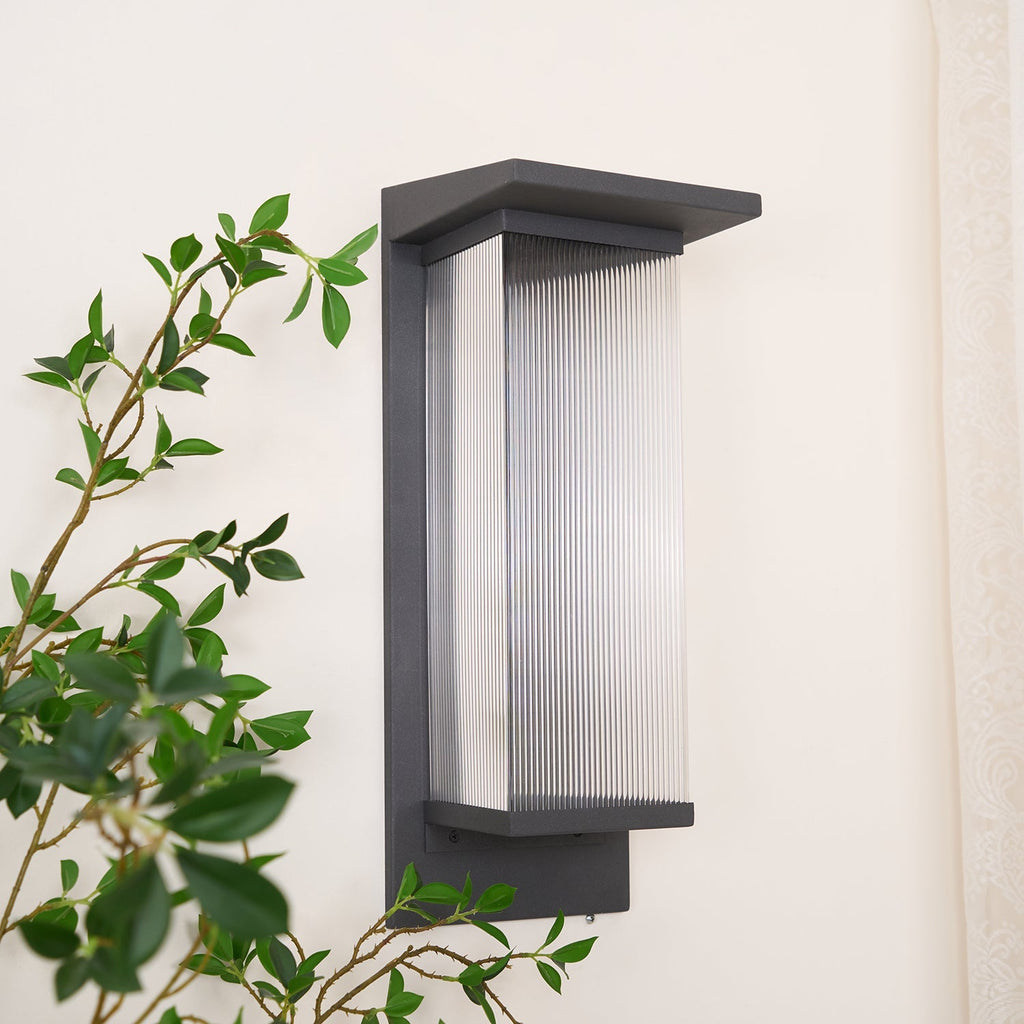 Oleron Box Outdoor Solar Lamp bracket Wall Lamp