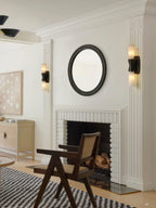 Opal Alabaster Twist Wall Sconce