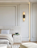 Opal Alabaster Twist Wall Sconce