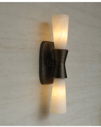 Opal Alabaster Twist Wall Sconce