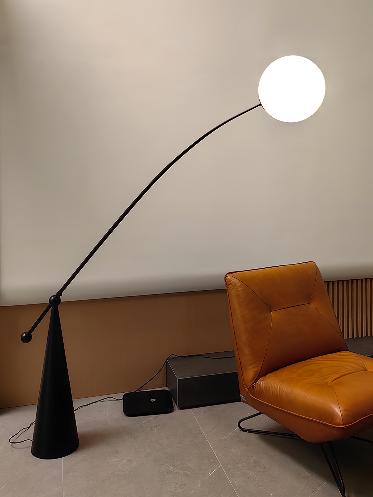 Opal Arc Floor-standing Lamp Floor Lamp