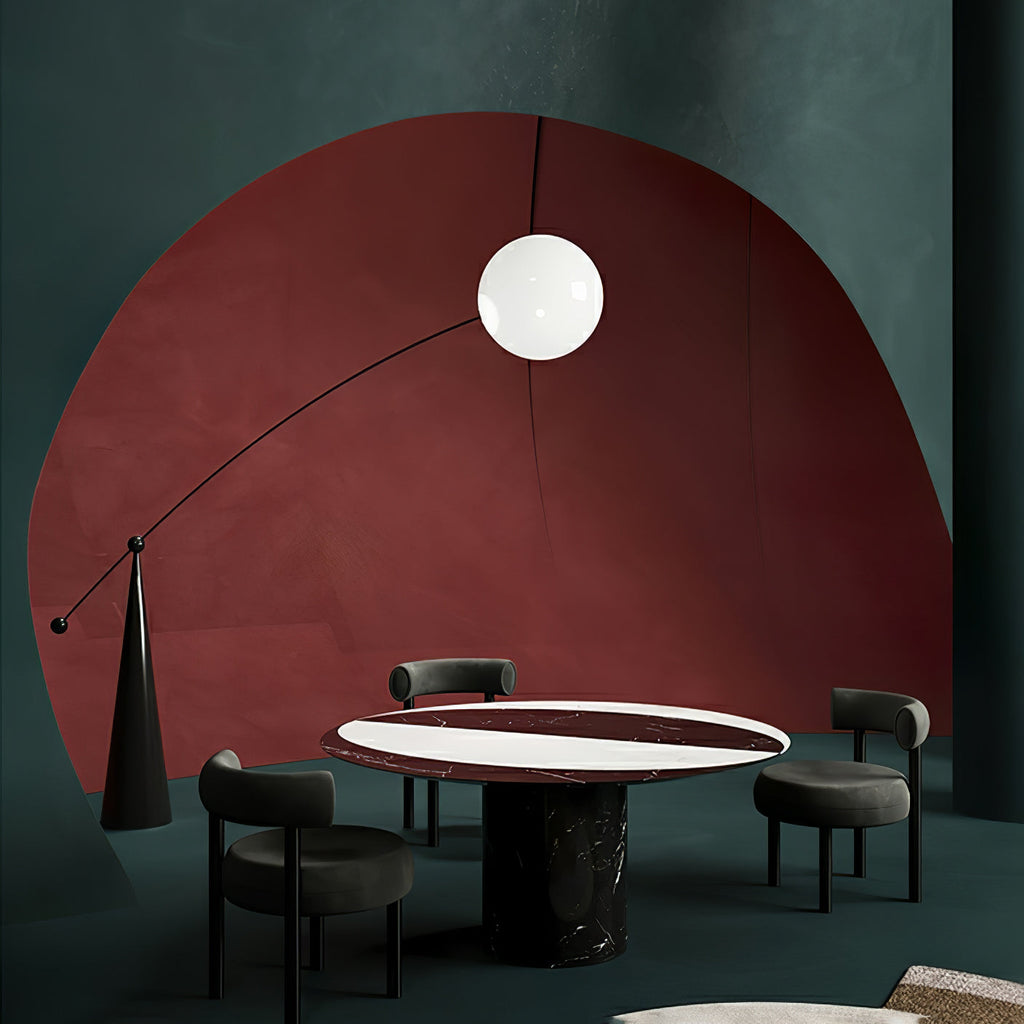 Opal Arc Floor-standing Lamp Floor Lamp