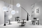 Opal Arc Floor-standing Lamp Floor Lamp