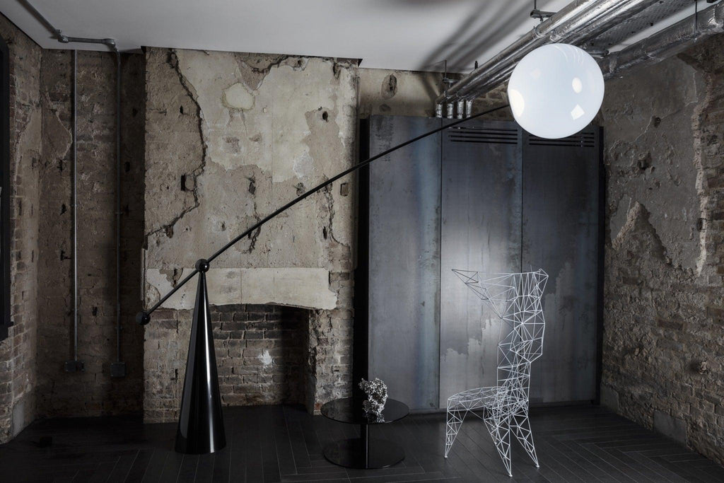 Opal Arc Floor-standing Lamp Floor Lamp