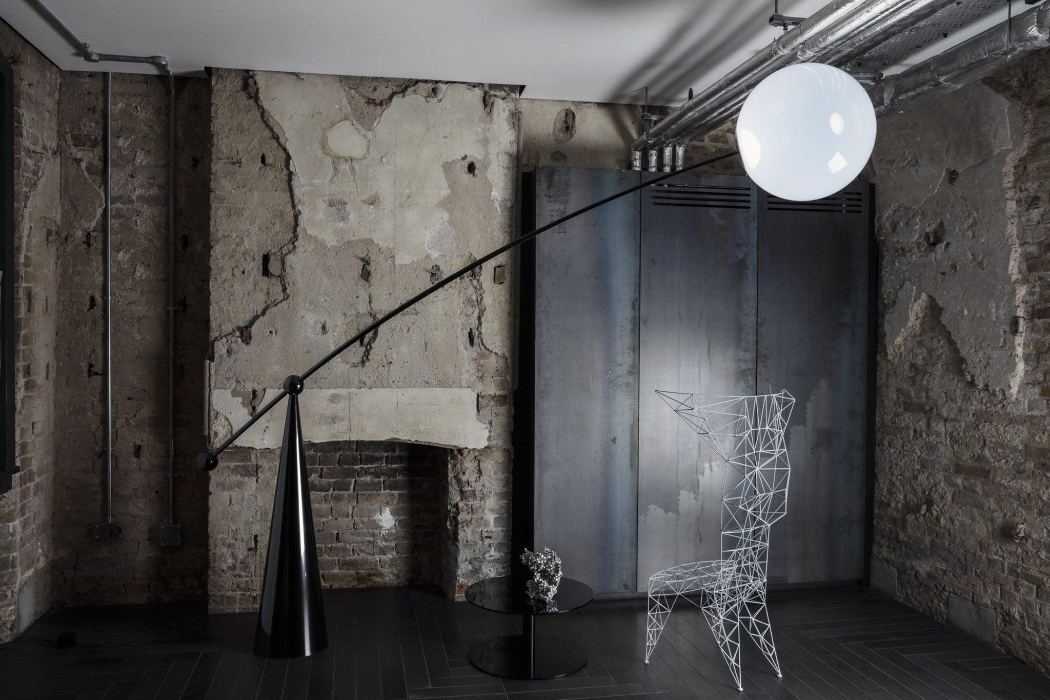 Opal Arc Floor-standing Lamp Floor Lamp