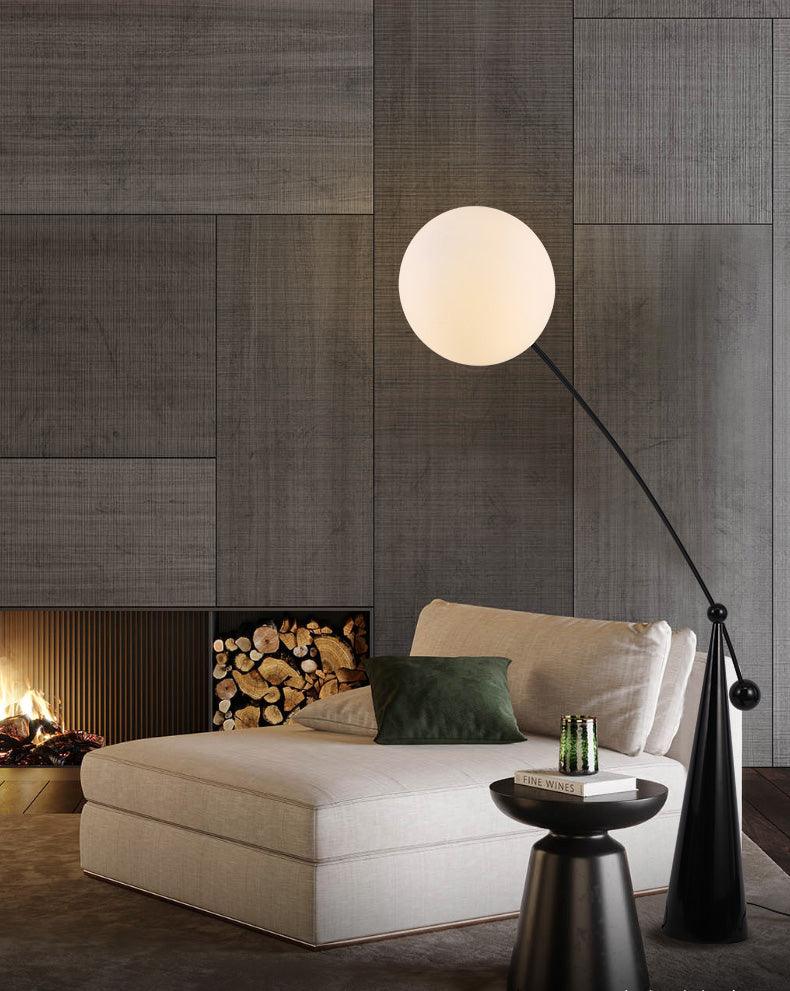 Opal Arc Floor-standing Lamp Floor Lamp