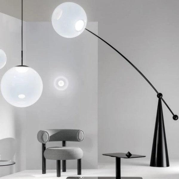 Opal Arc Floor-standing Lamp Floor Lamp