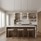 Orbique Alabaster Pendant Lamp