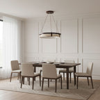 Orbit Travertine Pendant Light