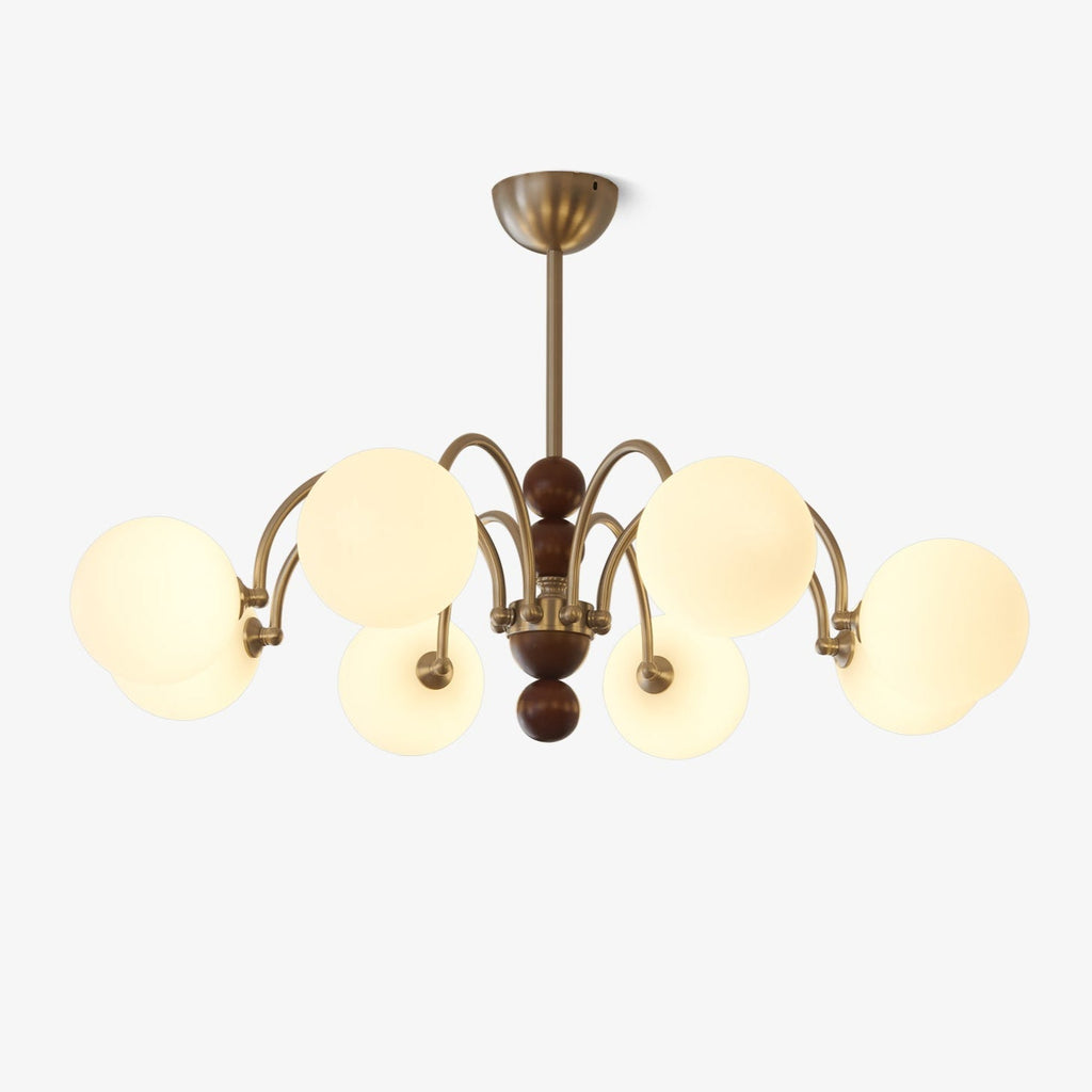Orbital Curve Chandelier