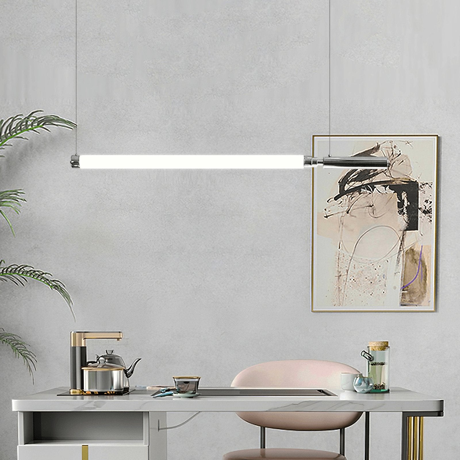 Organic Glass Droplight Pendant Light