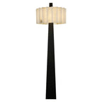 Origami Pleat Alabaster Floor Lamp