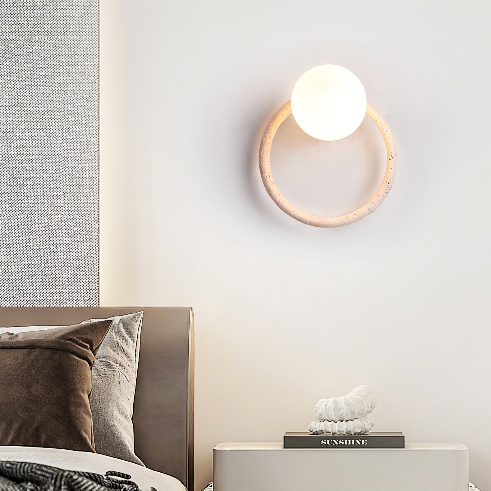 Orria Travertine Wall Light