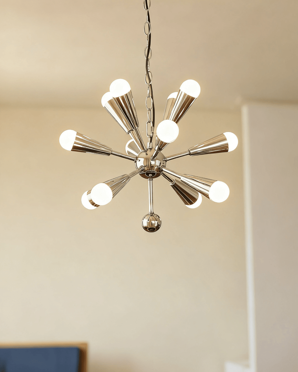 Orvian Chrome Chandelier