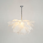 Ostrich Feather Gasolier Chandelier