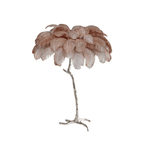 Ostrich Feather Brass Floor-mounted Lamp Floor Lamp