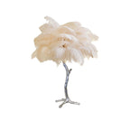 Ostrich Feather Reading light Table Lamp