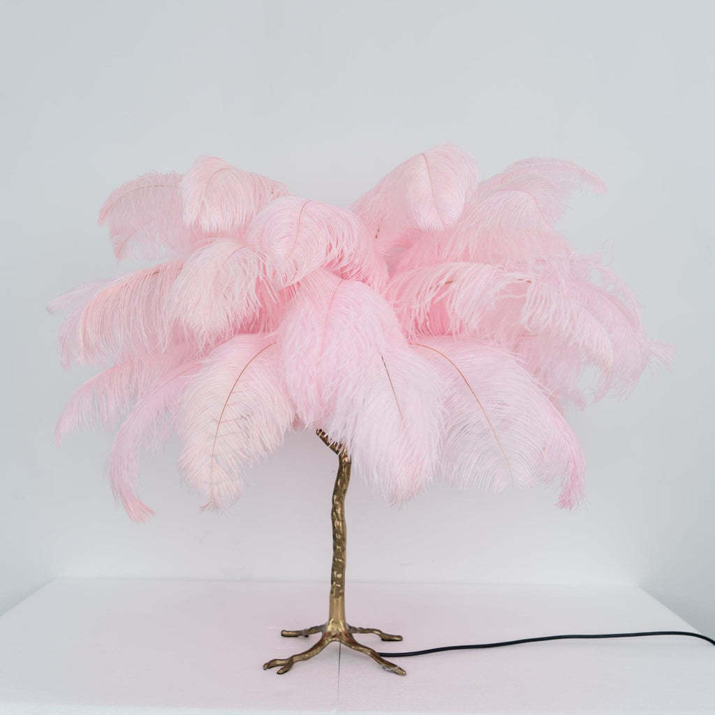 Ostrich Feather Reading light Table Lamp