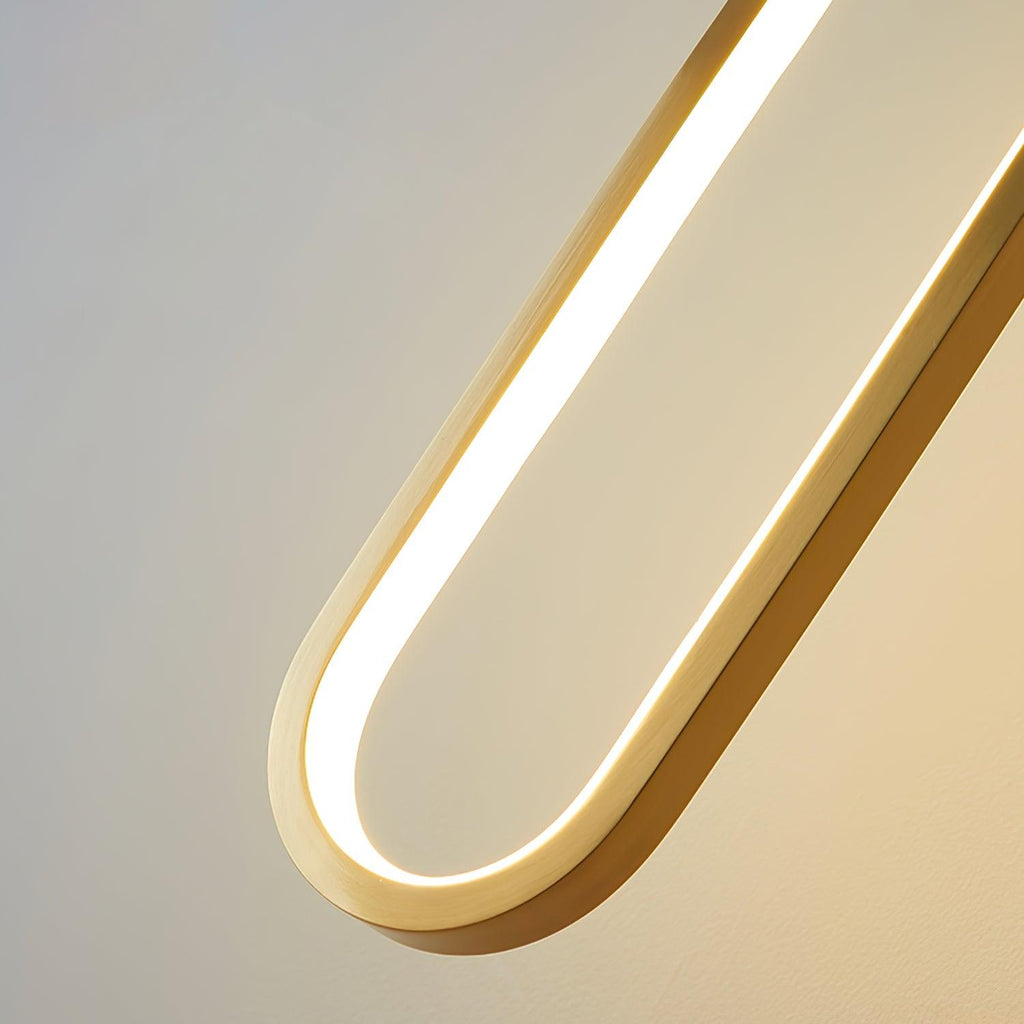 Oval LED Brass Bracket light Wall Lamp