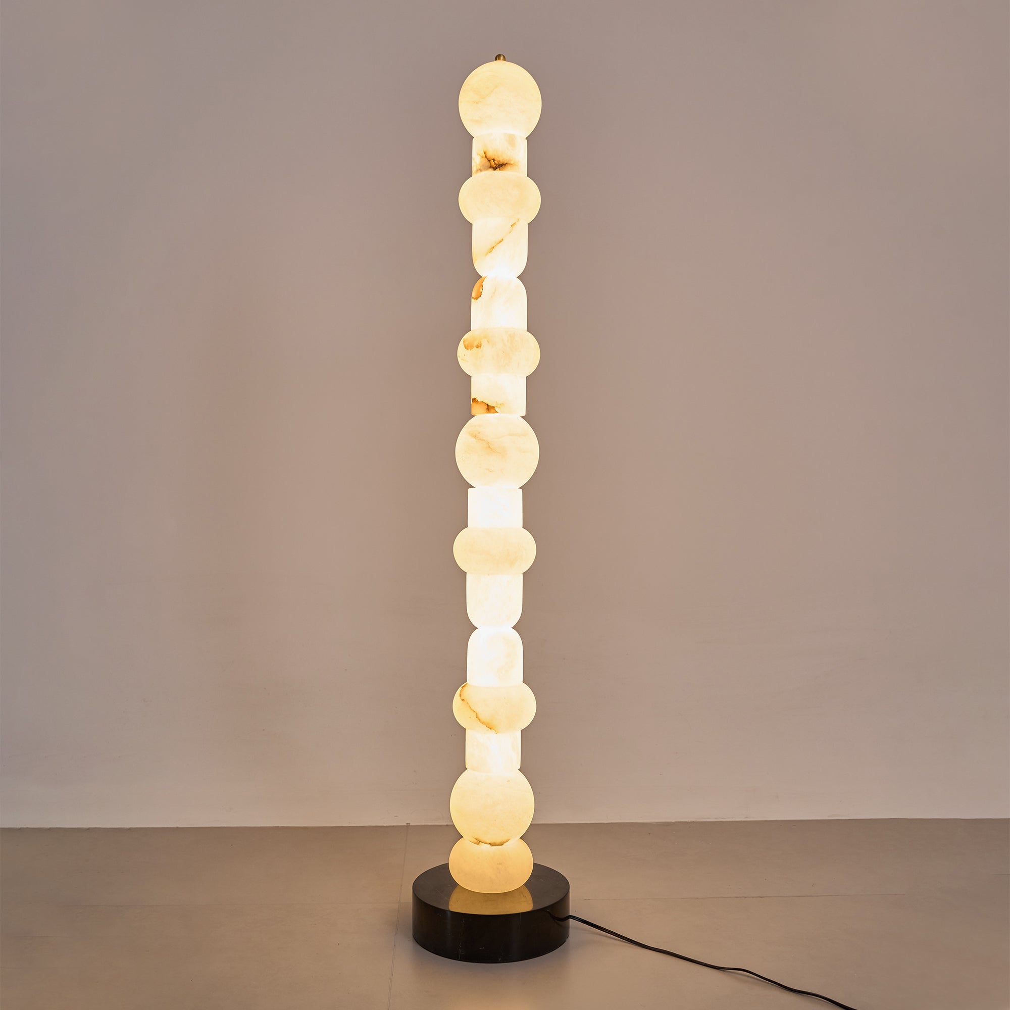 Spanish Alabaster Floor Lamp