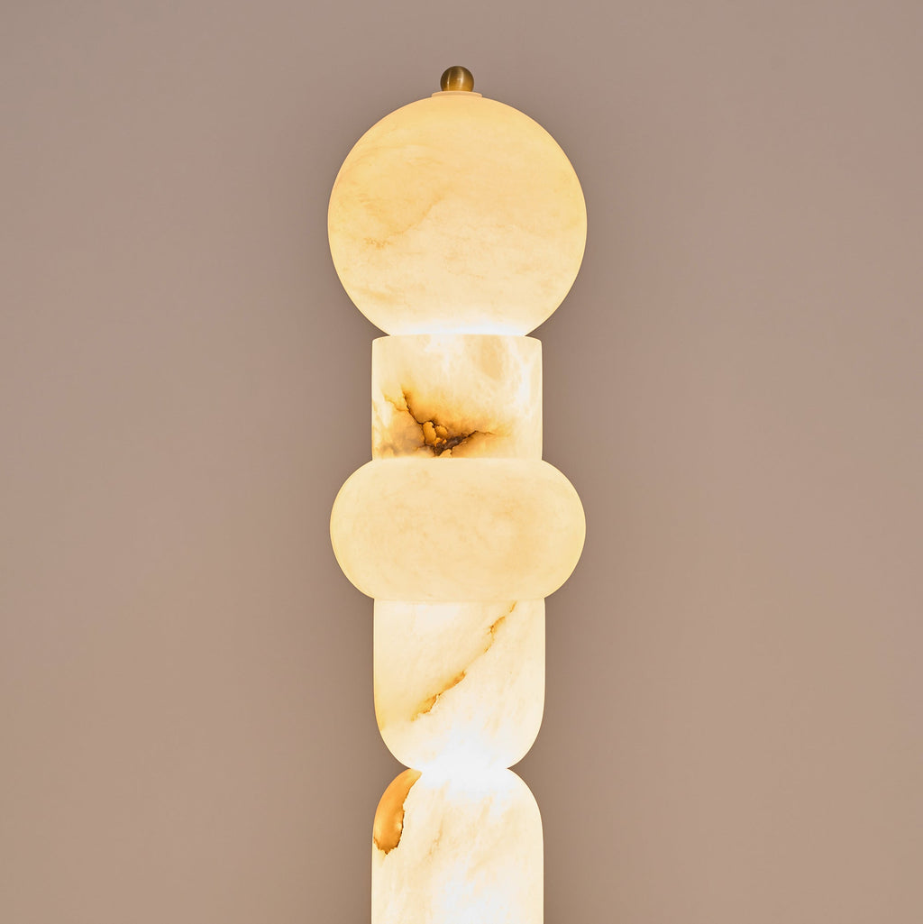 Spanish Alabaster Floor Lamp