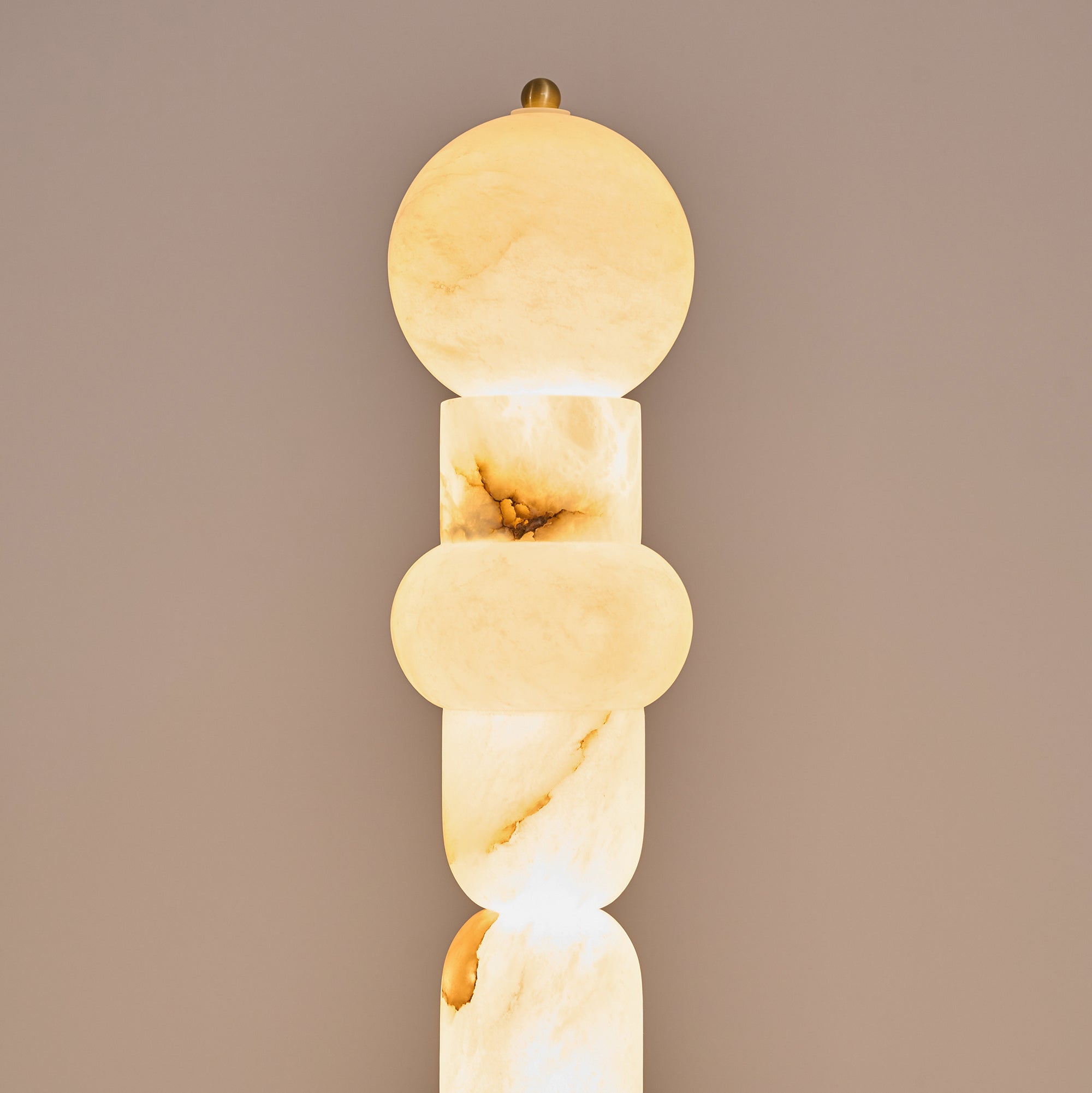 Spanish Alabaster Floor Lamp