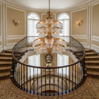 Palmera Brass Chandelier