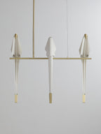 Paper Crane Bird LED Electrolier Chandelier