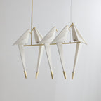 Paper Crane Bird LED Electrolier Chandelier