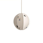Park Embroidered Textile Houselight Pendant Lamp