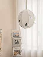 Park Embroidered Textile Houselight Pendant Lamp