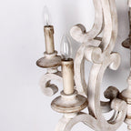 Parrotuncle Wooden Candle Ceiling fixture Chandelier