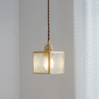 Patterned Glass Ceiling light fitting Pendant Lamp