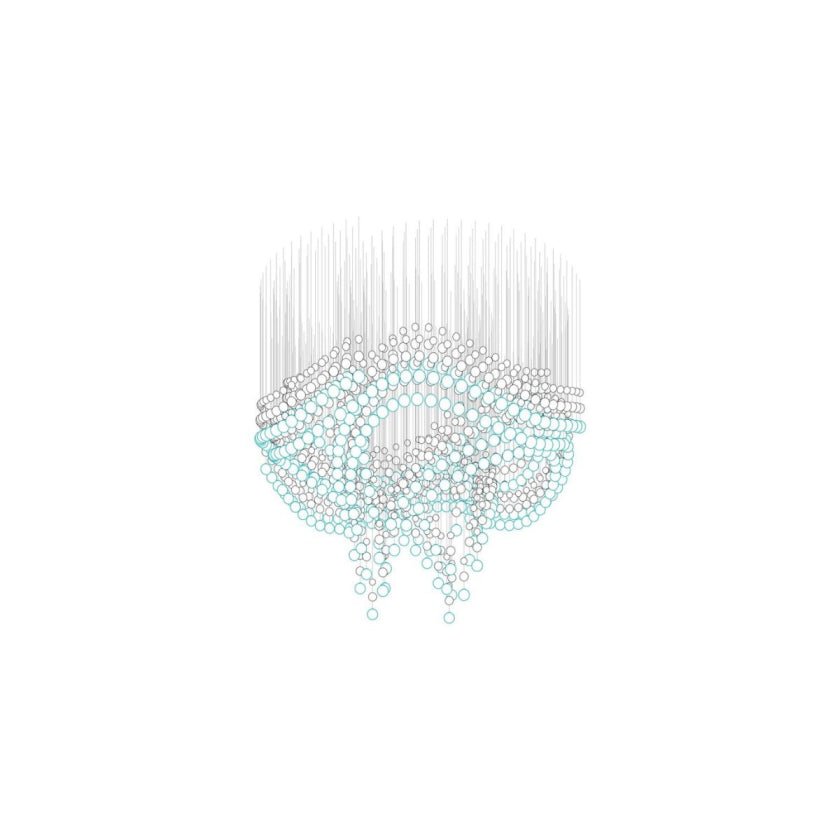 Pearl Curtain Customize Chandelier