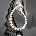 Pearl Glass Necklace Balls Chandelier