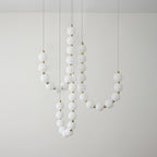 Acrylic Pearl Necklace Chandelier