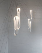 Pearlescent Filament Chandelier