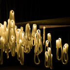 Pearlescent Filament Chandelier
