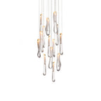 Pearlescent Filament Chandelier