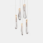 Pearlescent Filament Chandelier