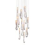 Pearlescent Filament Chandelier
