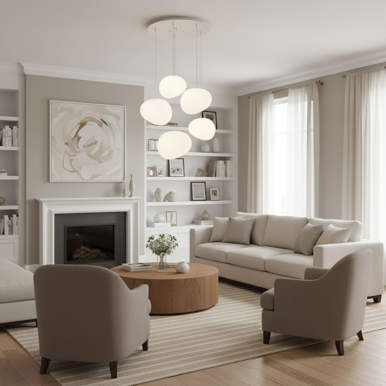 Pebble Glow Pendant Lamp