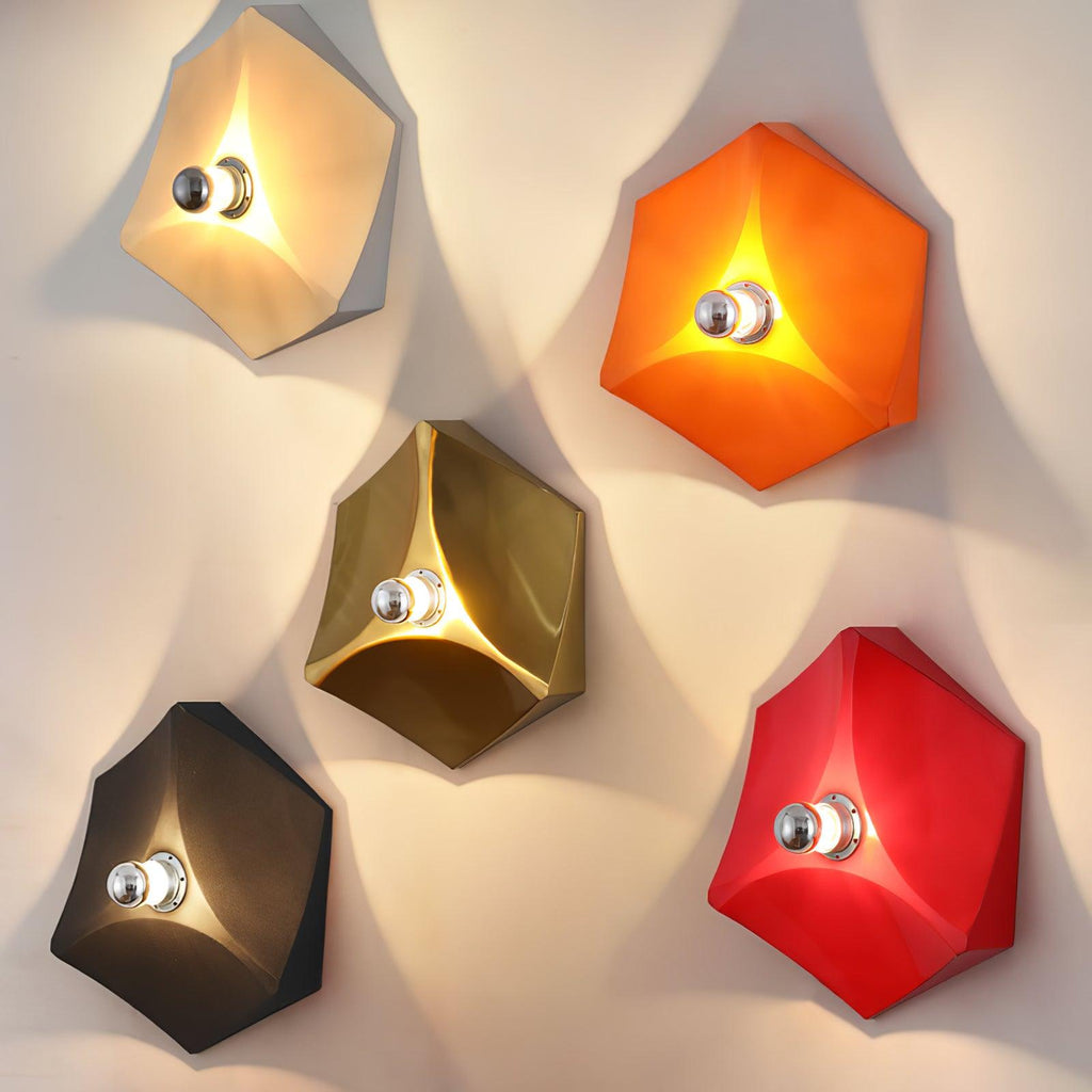 Pentagon Combination Sconce Wall Lamp