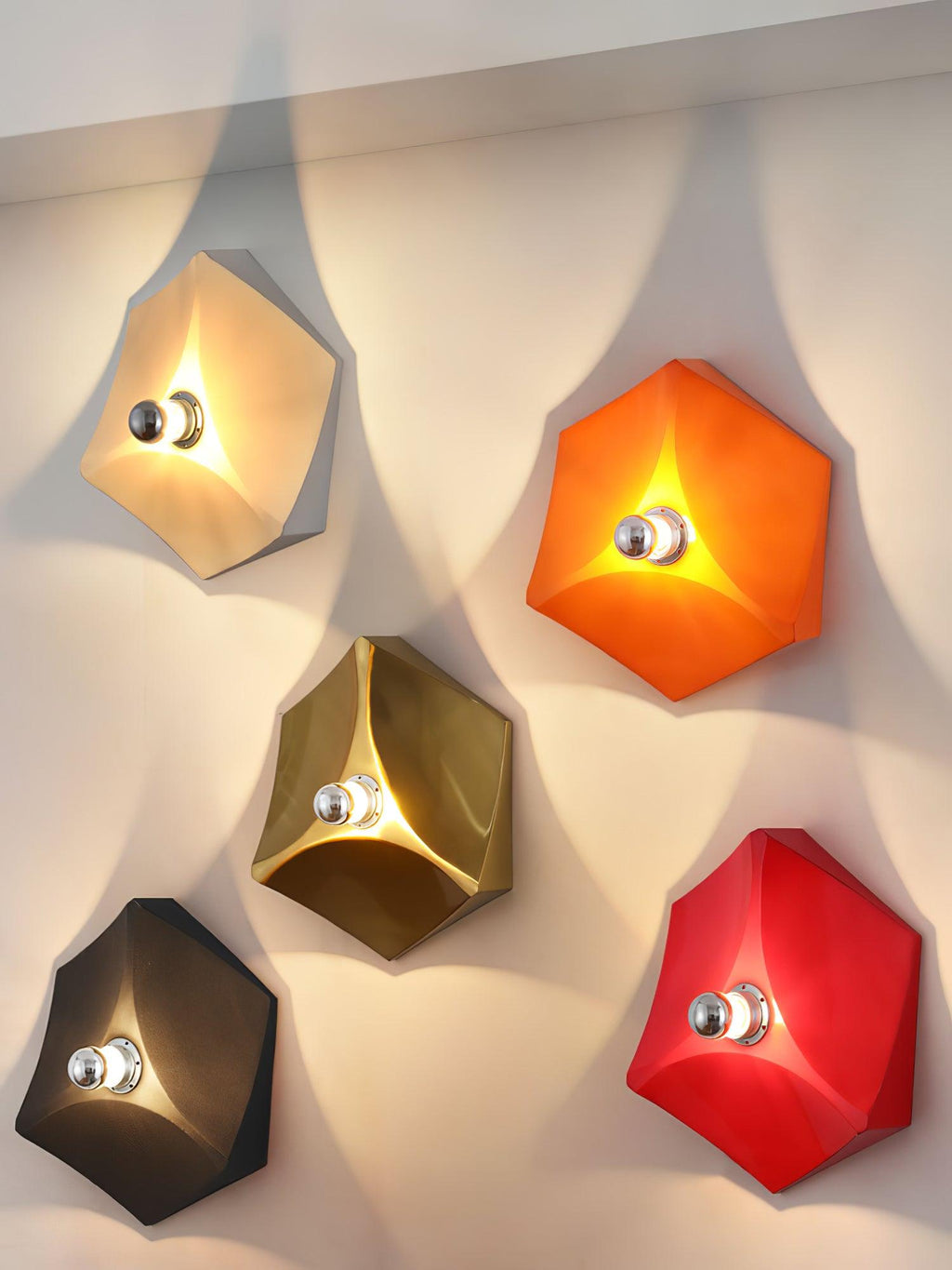 Pentagon Combination Sconce Wall Lamp