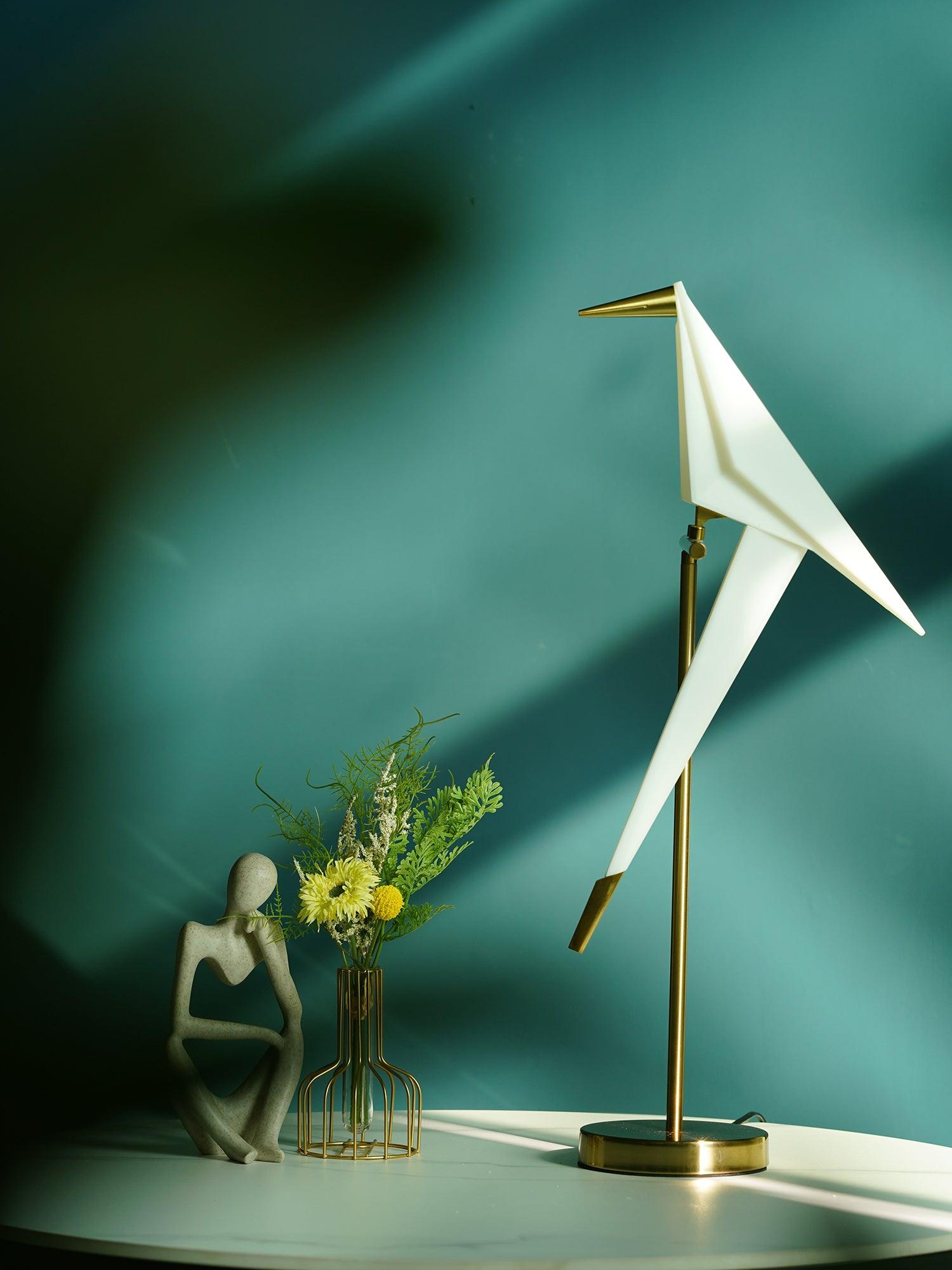 Paper Crane Bird Reading light Table Lamp