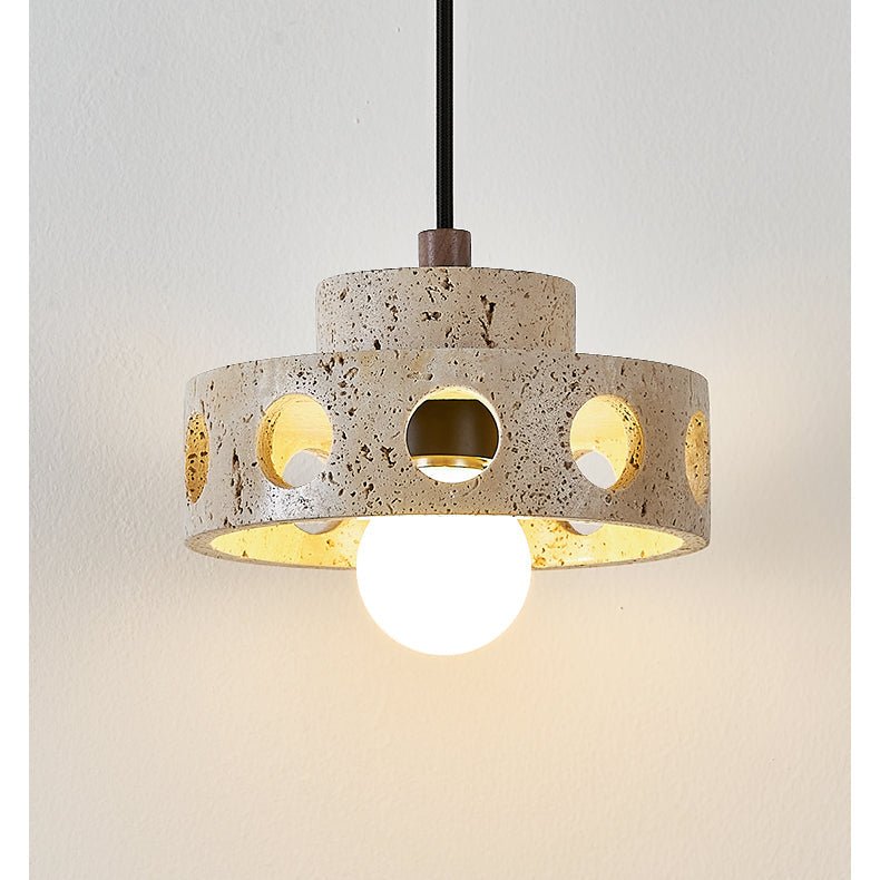 Perfora Travertine Pendant Lamp