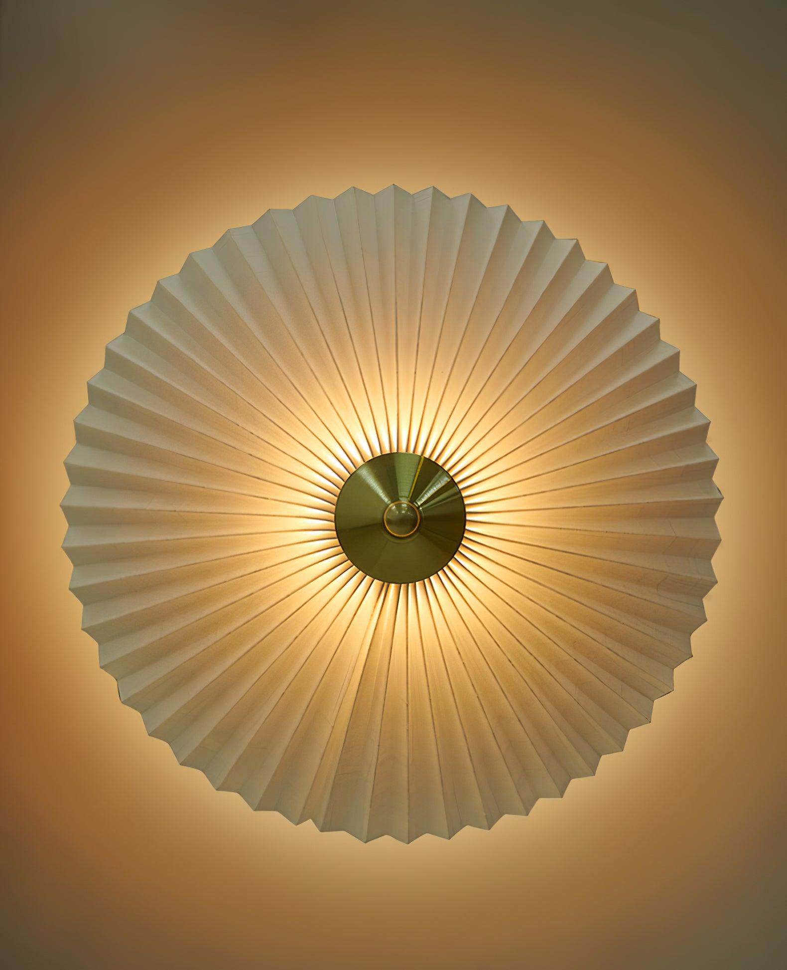 Perla Pleated Work lamp Table Lamp